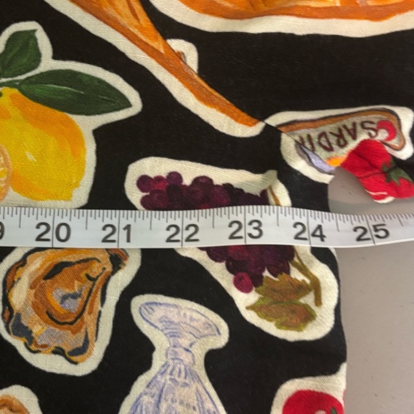 Lisa Says Gah Andie linen blend set 2 pc in Italian summer Size XXL bold - Picture 12 of 15